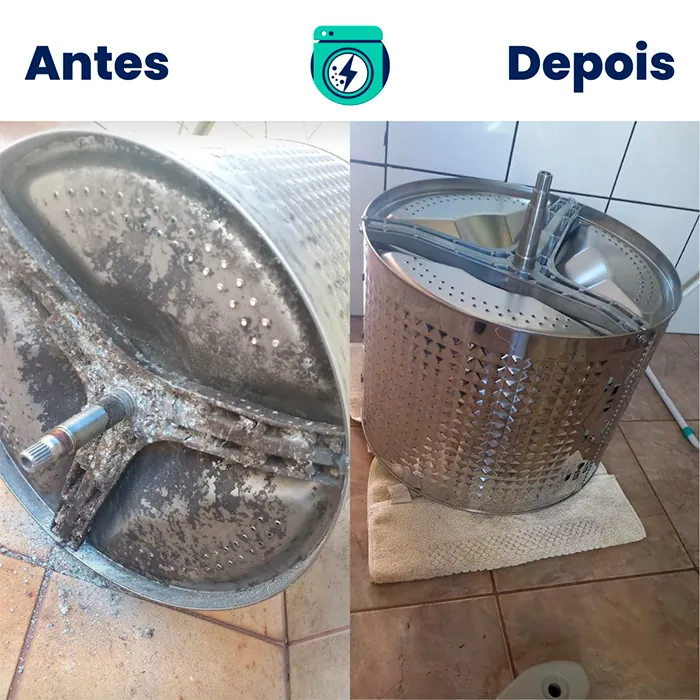 Antes – conserto de lava e seca em Goiânia
